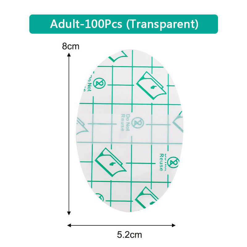 Disposable Baby Adults Bath Ear Protector Ear Stickers Waterproof Transparent Protect Patch 100pcs